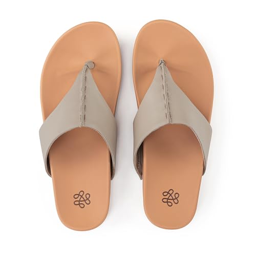 Image of The Sak Everly Slide Sandal - Women's Flat Fashion Slides with Soft Cushion Sole - Beach Slip On Sandals For Everyday