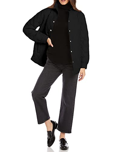 Grlasen Women's Lightweight Quilted Jacket in Black – Cozy, Chic, and Perfect for Any Occasion! - Image 4