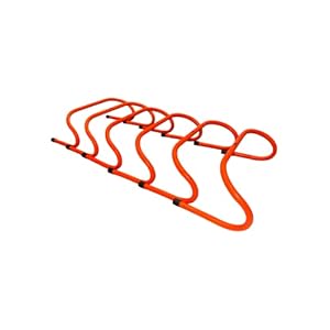 Direct agility Speed Training Hurdles- 6-Pack Agility Training Hurdles- Sports Practice Equipment for Athletes, Soccer, Basketball, Orange