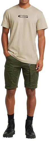 Miniatura 3 de G-Star Para Hombre Shorts Rovic Zip Regular, Verde Dk Bronze Green D26214-5126-6059 , 36