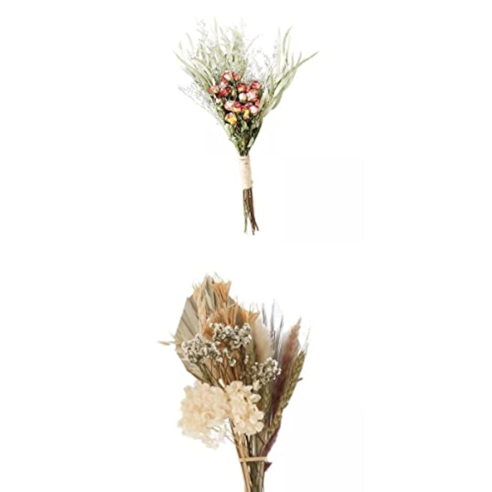 2pcs Dried Flowers Bouquets for Wedding Decor