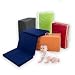REAL CONFORT Colchon de Cuna Parque Infantil 60 x 120 cm | Colchon de Cuna de Viaje Plegable para Bebé | con Bolsa de Transporte y Funda 3D Antiasfixia Color Azul | Grosor 6 cm