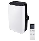 Jung AIR TV07 mobile Klimaanlage mit Fernbedienung, 4,1 KW, 14000BTU, 60dB, 24h-Timer, Entfeuchtungsfunktion, Klimagerät Mobil mit Abluftschlauch, Energieklasse A, 140m³ Raum Kühlung, Weiss