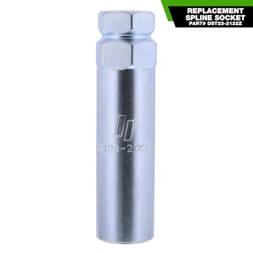 Image of DPAccessories 6-Spline Tool Socket Adapter for Large Duplex Spline Lug Nuts - Replaces D5110K (13 /16 inch & 7 /8 inch Hex) - Pack of 1 - DST23-2122Z /001