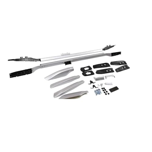 Barres de toit transversales en aluminium argent pour Toyota Land Cruiser Prado FJ150 2010-2023