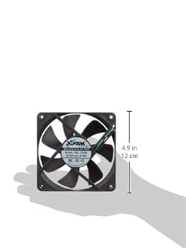 X-Fan12cm角×25mmCPU用PWM(色/黒・リブ無) スリーブ、スピードセンサー付 800~1700rpm/34db ファンモータ RDL1225SBK-PWM Amazon | X-Fan12cm角×25mmCPU用PWM(色/黒・リブ無) スリーブ