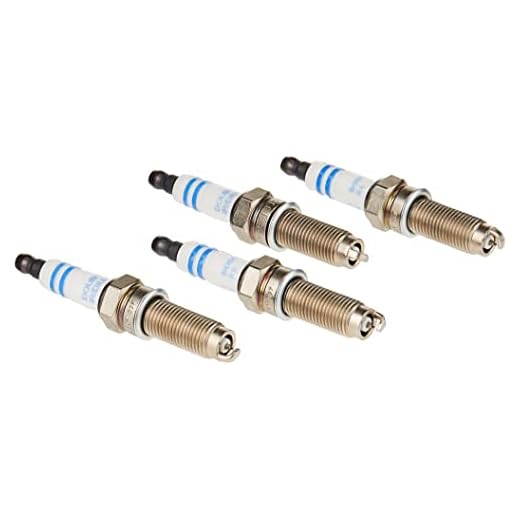 BOSCH 9619 OE Fine Wire Double Iridium Spark Plug - Pack of 4