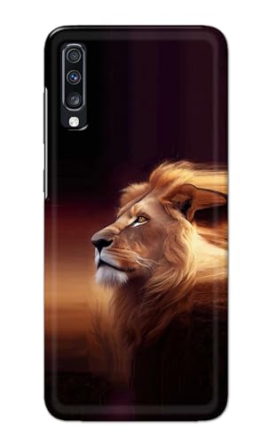 Image of PRINTFIDAA Printed Hard Back Cover Case for Samsung Galaxy A70 | Samsung Galaxy A70s Back Cover (Danger Lion) -112