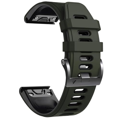 Bracelet de montre Fenix 6 Pro de 22 mm en silicone doux premium