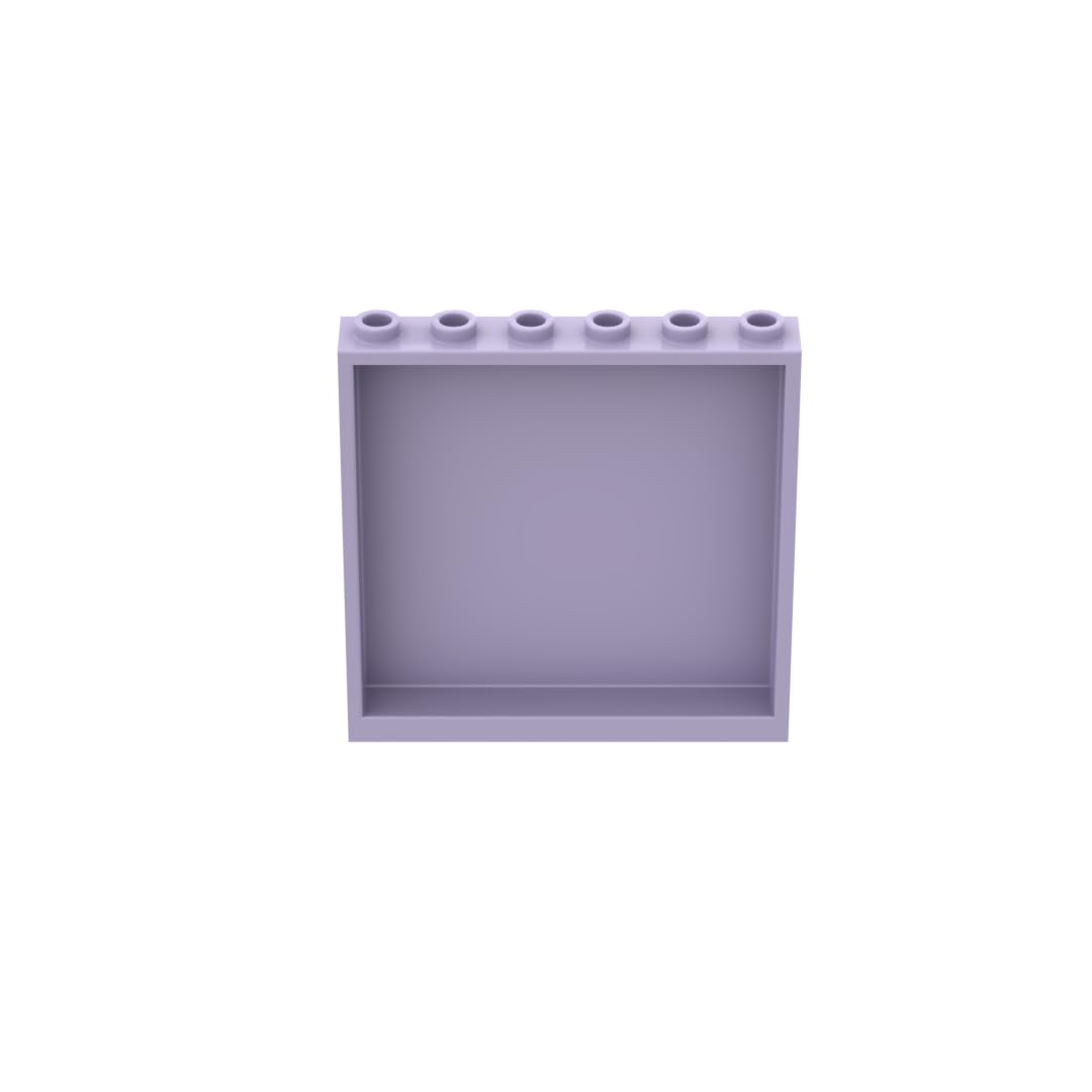 Gobricks 59349 Door Panel 1x6x5 10 Pieces GDS-773 Compatible with Lego Building Blocks Color:Lavender325 — image 1