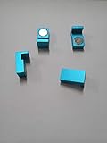 Magnetic Parallel Keepers, Holders. Vise, CNC,Kurt,Machinist Tools (Blue)