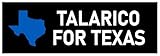 Talarico Texas Sticker Large 3x9 James Talarico Senate 2026 Stickers