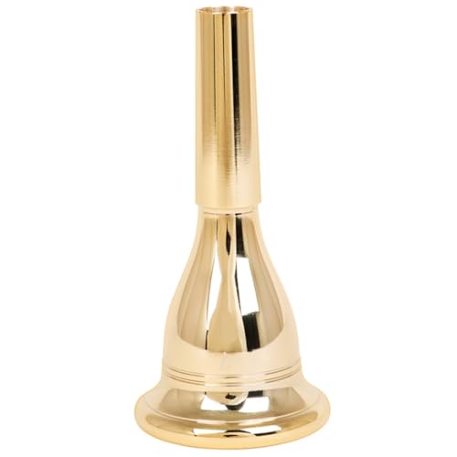 OFFSCH Small Metal Trumpet for Student 13.3mm 7 Size Gold Plated Trumpet Mouthpiece for Music Instruments