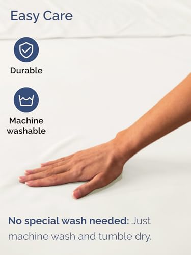 Image of Extra Deep Queen Fitted Sheet - Single Fitted Sheet Only - Antique White | Easily Fits 18 inch to 24 inch Mattress, Soft, Wrinkle Free, Breathable & Comfy, Extra Deep Pockets Hotel Luxury Fitted Sheet