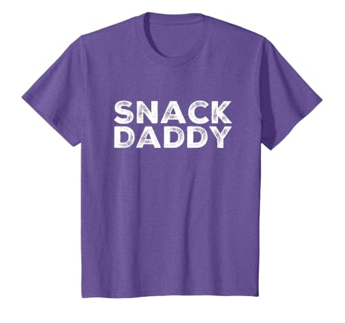 Snack Daddy T-Shirt, Youth, Purple Heather, 4T