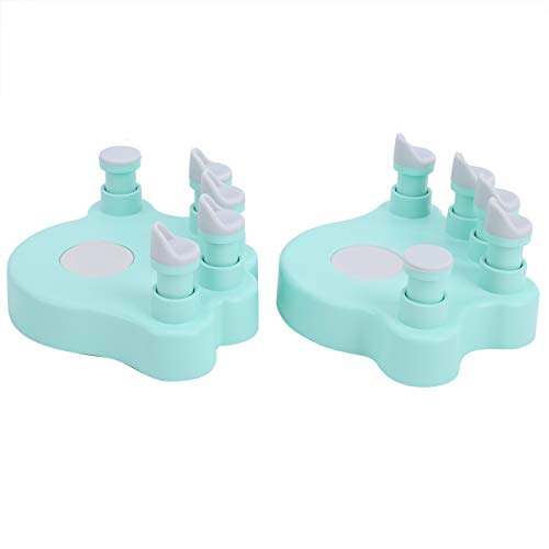 1 Pair Anti Folding Piano Finger Strength Training Exerciser, Hand Corrector Device for Solo Piano Training (Green)