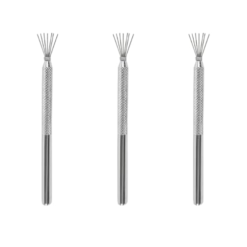 DUENYUANN Striker Popper Tool for Balloon Burster Stick 7 Premium Metal Needles Per Tool Quick Easy Balloon Deflator 3 Pieces