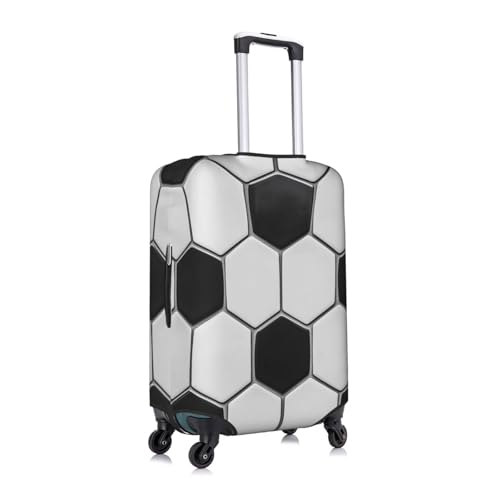 Soccer Ball Pattern Luggage Cover Washable Suitcase Cover Anti-Scratch Luggage Protector Covers Elastic Suitcase Identify XL fits 29-32 Inch Luggage3