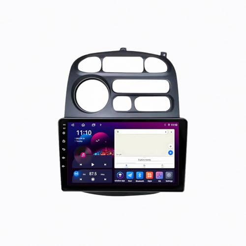 Navegador GPS para coche Hyundai H-1 Starex con guiado de carril por voz y mapas europeos