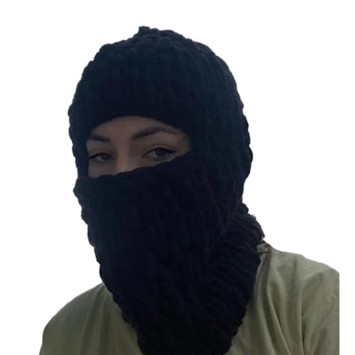 Balaclava impermeable para mujeres y hombres adultos, gorro térmico de pelo suave para deportes al aire libre miniatura 2