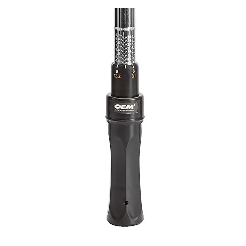 OEMTOOLS 25687 Click Style Torque Wrench | 25-250 Ft/Lbs. of Torque (33.90-337.60 Nm), 1/2 Drive | Bar-Style Wrench Has Both Clockwise and Counterclockwise Operation