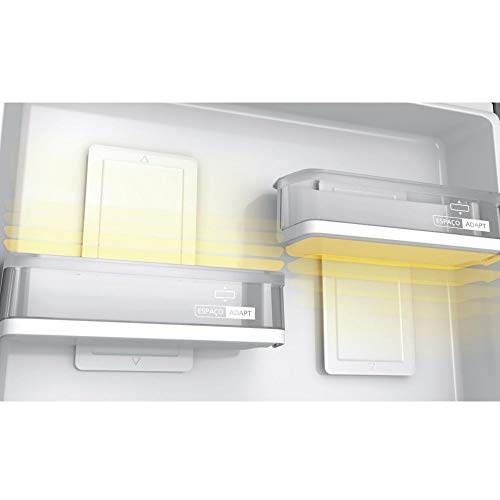 Geladeira Brastemp Frost Free Duplex 500 litros cor Inox com Turbo Control - BRM57AK - 110V