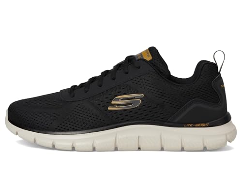 Skechers Skechers Men's Track Leshur Sneaker,Black,12