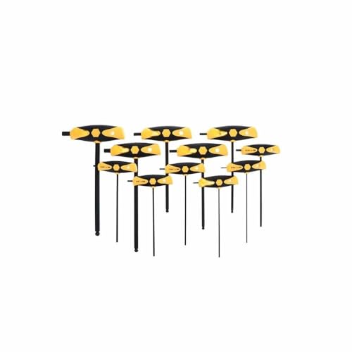 Set de 11 piezas SoftGrip Hex SAE T-Handle miniatura 1