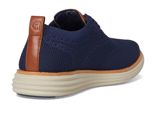 Cole Haan Men's Originalgrand Remastered Stitchlite Oxfords, Marine Blue/British Tan/Silver Lining, 7-M US