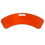 Transfer Board &ndash; Patient Strong Slide Board Mobility Aid with Handle for Safe & Easy Transfers | Wheelchair to Bed, Toilet, Car or Bath | Transfer Skateboard Non-Slip Slide Assist Device (Orange)