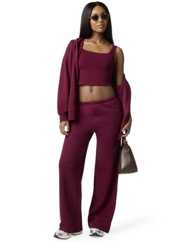 Image of florence by mills Women's Cozy Crush Wide Leg Sweatpant