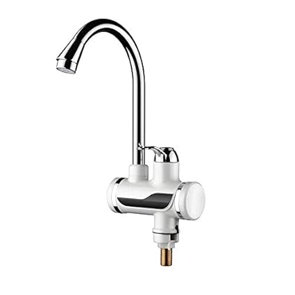 Shivu Fashion Stainless Steel Heater & Tankless Electric Fast Water Heating Tap Instant Electric Water Heater Faucet Tap (Silver) Shivu-38