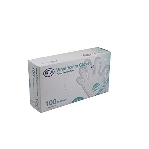 Gant de vinyle anti allergie latex Intco VGPF4501-4 sans poudre taille 9