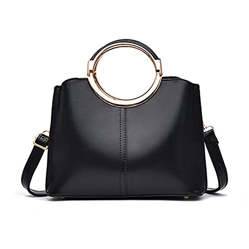 NICOLE & DORIS Sac A Main Femme Petit Sac Epaule Multicolore Sacs Bandoulière Classique Sacs Portés Main En PU Cuir Sac Crossbody Avec Pendentif Blanc