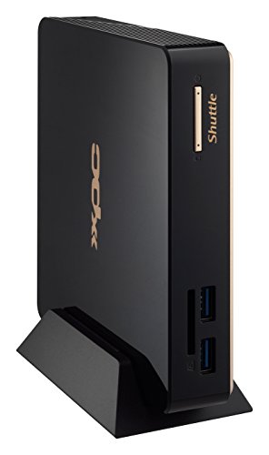 Image of Shuttle XPC Nano NC01U3 Intel Broadwell Core i3-5005U, Support 4K Ultra HD Video, DDR3L SODIMM Max 16GB,Black
