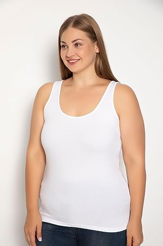 SHAPERX Compression Tank Cami - Tummy and Waist Control Body Shapewear Camisole for Women Pack of 2 Plus Size