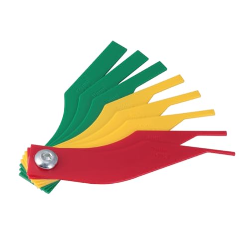 Ciieeo 2Pcs Brake Pad Measuring Scale Tool Durable Gauge for Accurate Thickness Measurement of Automotive Brake Pads Essential for Maintenance