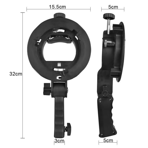Support Bowens Mount pour flash Speedlite adaptateur softbox snoot v850ii - 6