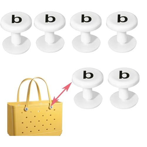 5PCS Beach Bag Replacement Buttons, Boggg Bag Accessories Replacement Rivets for Beach Bag Rubber Tote Accessories