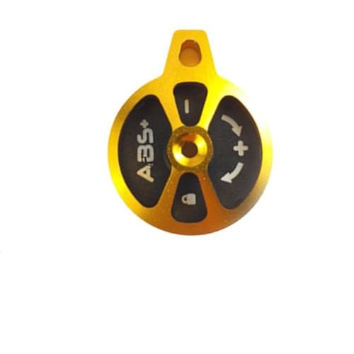 Honseadek Für Fahrradgabelschlosskappenschalter, manuelle Verriegelung, Montagesatz für Fahrrad-Federgabeln, CNC-Aluminiumlegierung und ABS-Abdeckung mit 5-mm-Sechskantwerkzeug