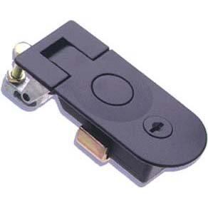 Southco C5-22-25 Compression Latch, Key Locking, 11-21mm (.43 - .83 in) Panel Thickness, 14-29mm (.55-1.14 in) Grip, Zinc Alloy, Powder Coat, Black