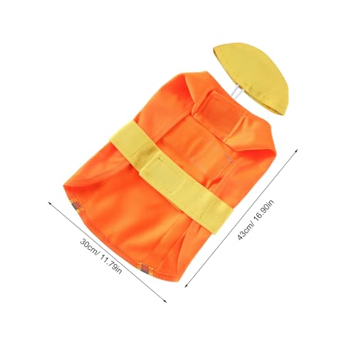 Disfraz para perro YARNOW naranja talla M miniatura 2