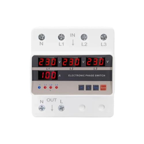 Commutateur de transfert automatique triphasé STVP-935S 40A rail DIN