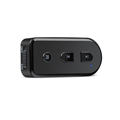 Inateck Bluetooth4.1受信機 1対2接続可能 電話応答機能対応Bluetoothレシーバー BR1004