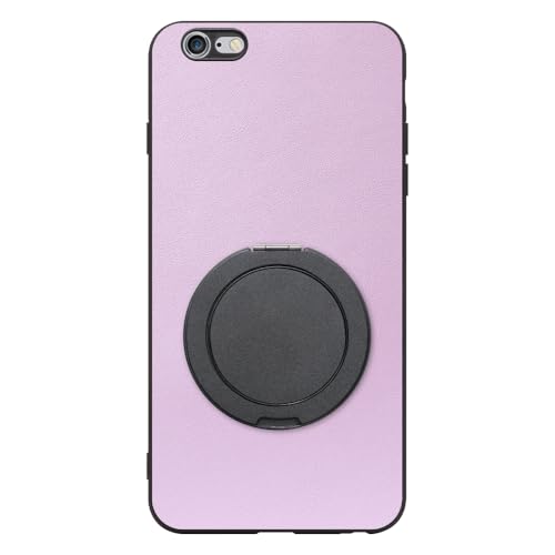 LOOF RING-SHELL �{�v ���U�[ �X�}�z�����O �X�}�z�P�[�X for iPhone 6 Plus / 6s Plus �p �P�[�X �J�o�[ �����O �����O�t�� �X�g���b�v�z�[�� �X�^���h �����h�~ �V���v�� �ϏՌ� ���^ �y�� leather [