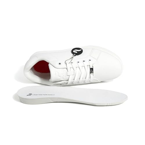 Image of Unisex Dance Sneakers Spin Sole Comfortable Men's and Women's Dance Shoes for Latin Dancing Bachata Salsa Line Dancing Swing Shuffling Hip Hop