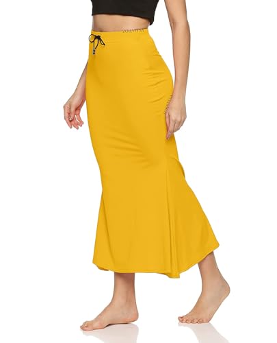 Image of Women's Saree Silhouette I Saree Shapewear Flare Petticoat for Women, Lycra Cotton Blended, Petticoat, Skirts for Women, Shape Wear Dress for Saree
