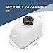 Titgoes 1 PC Motorcycle Petrol Tank, Podoy Mini Bike Fuel Tank, Motorcycle Fuel Modified System Replacement, Universal for Quad Dirt Pocket ATV 2 Stroke 43cc 45cc 47cc 49cc (White)