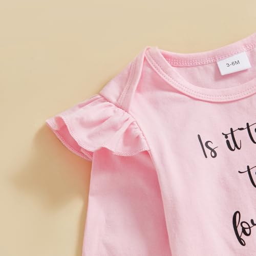 Western Toddler Girl Outfits Ruffle Set Funny Letter Cowgirl Boots Romper Pants Headband Farm Baby Clothes4