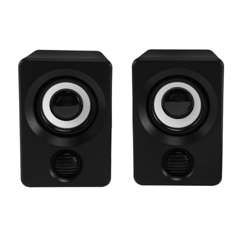 Altavoces envolventes para ordenador con cable estéreo multimedia y jack para portátiles